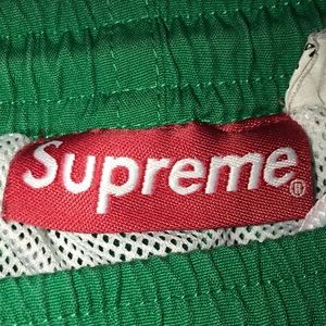 Supreme Banner Swim Shorts Soze Large